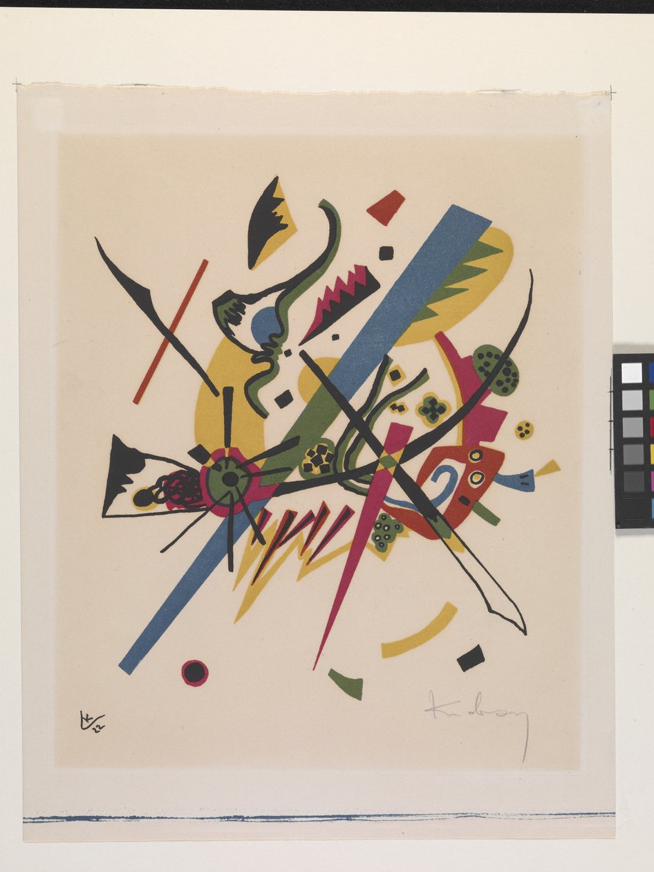 Kleine Welten I (Small Worlds I) (カラーリトグラフ)スウェーデン語 av Wassily Kandinsky
