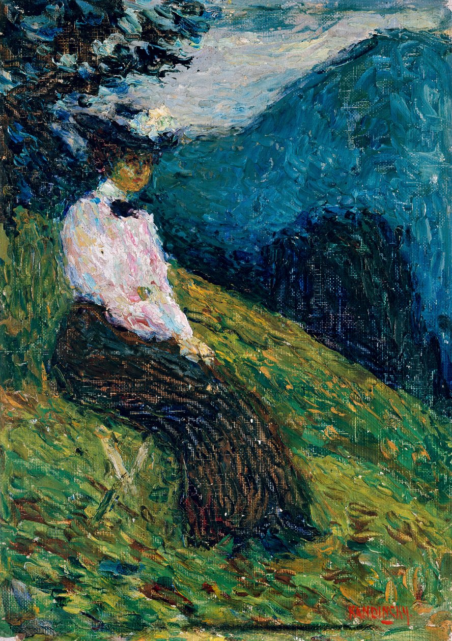 Kochel – Gabriele Münter av Wassily Kandinsky