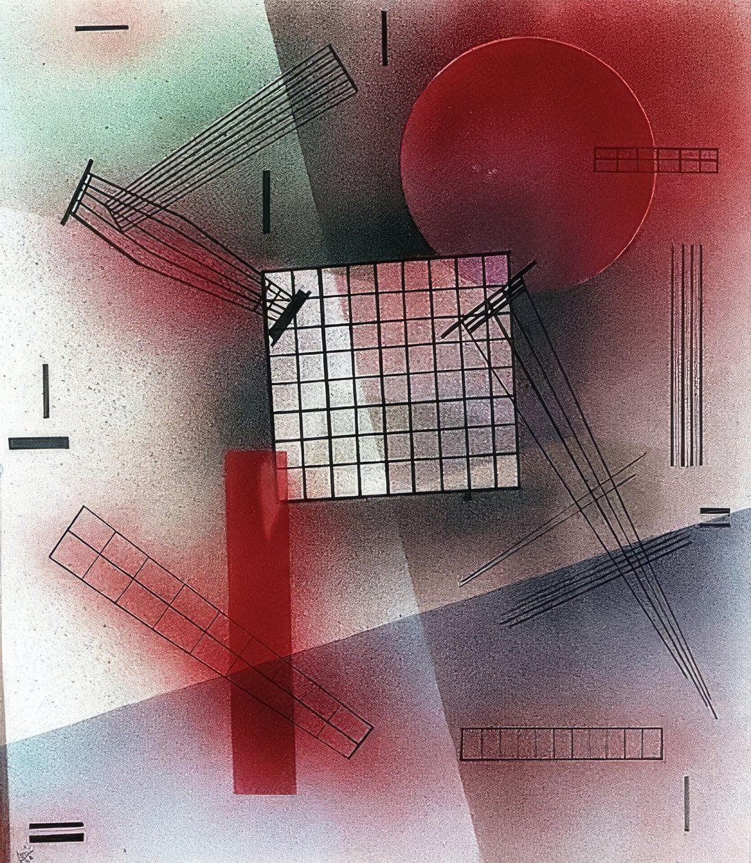 Sammansättning. ca. 1920-44 av Wassily Kandinsky