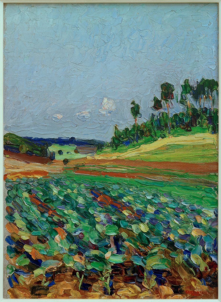 Landskap i närheten av Regensburg av Wassily Kandinsky