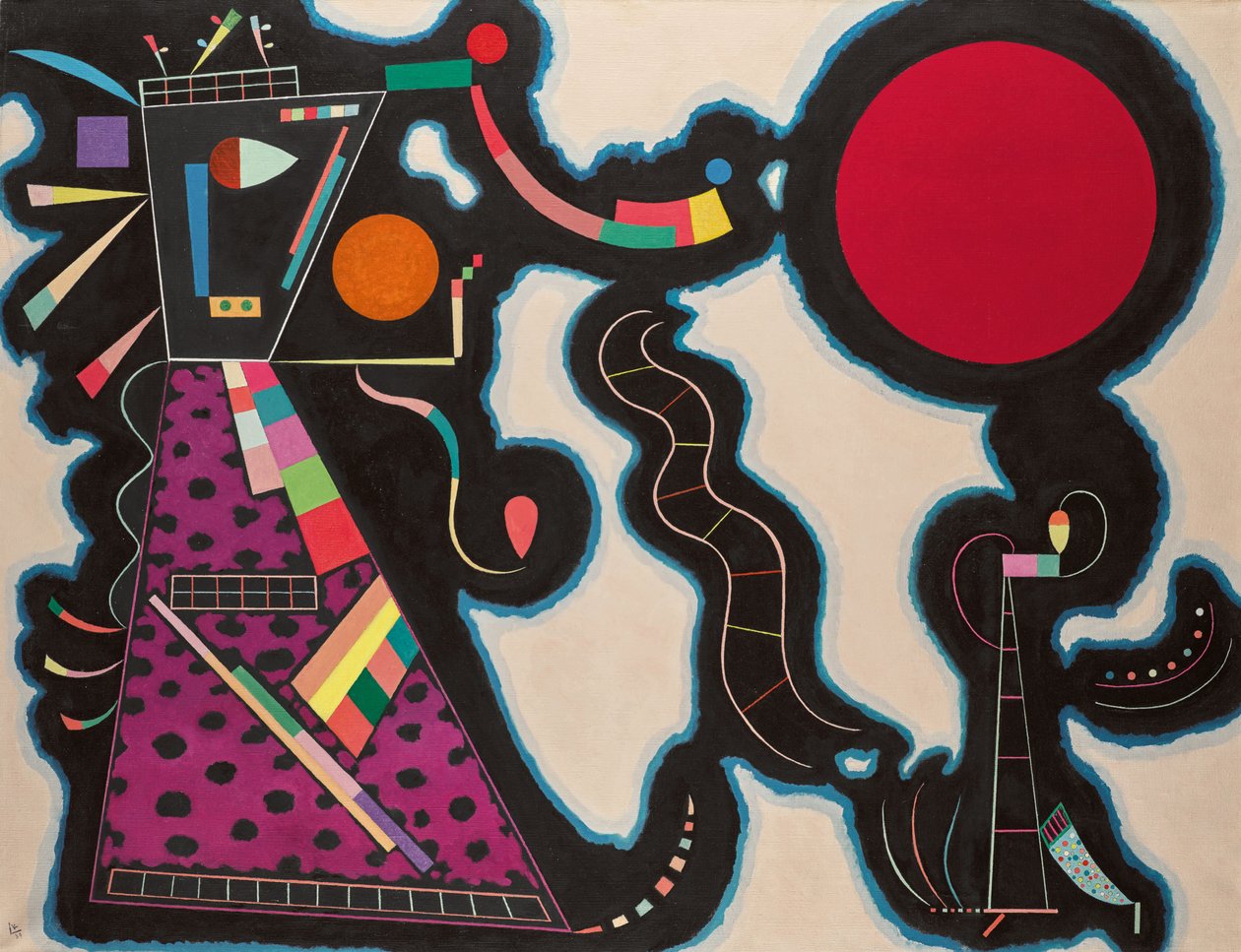 Röda cirkeln, 1939. av Wassily Kandinsky
