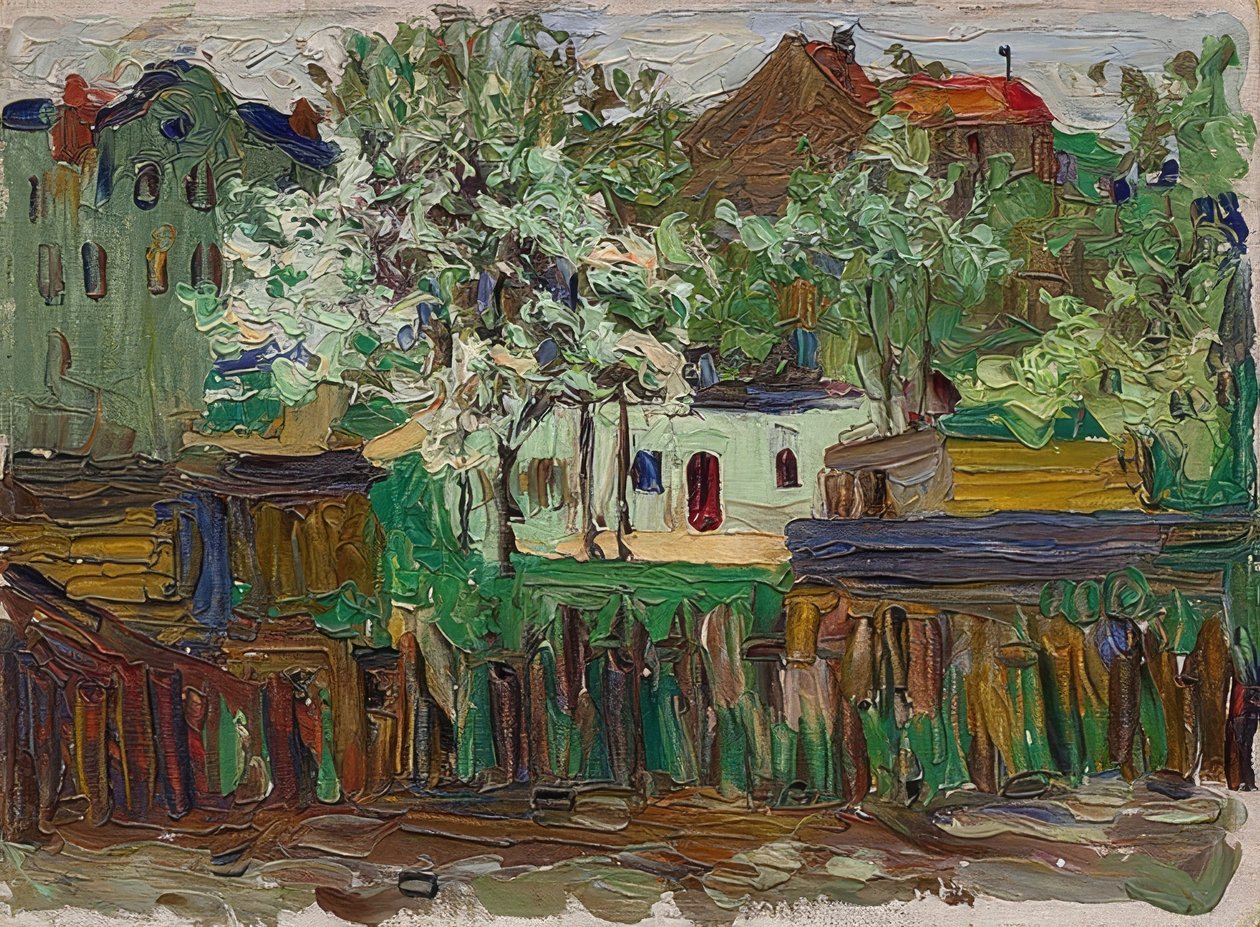 München. Omkring 1901-02 av Wassily Kandinsky