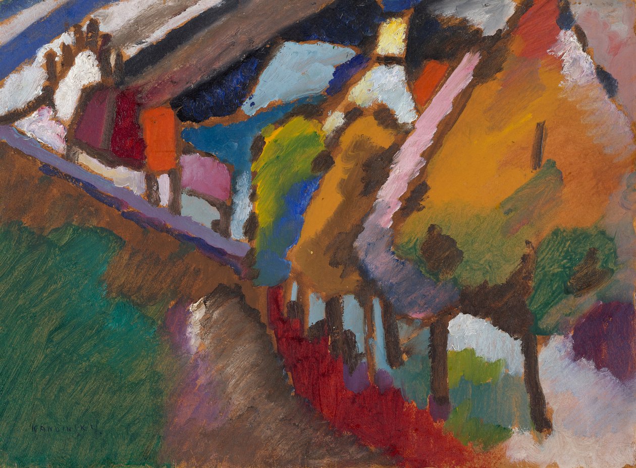 Murnau - slott och kyrka av Wassily Kandinsky
