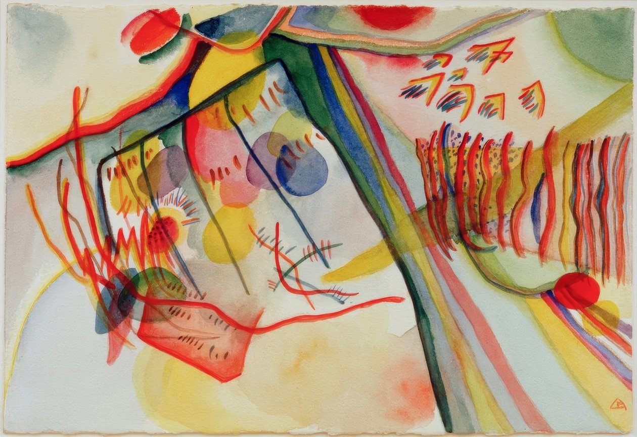 Namnlös (komposition) av Wassily Kandinsky