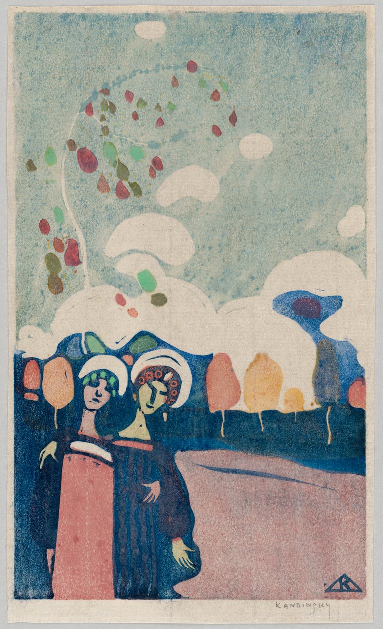 Utan titel av Wassily Kandinsky