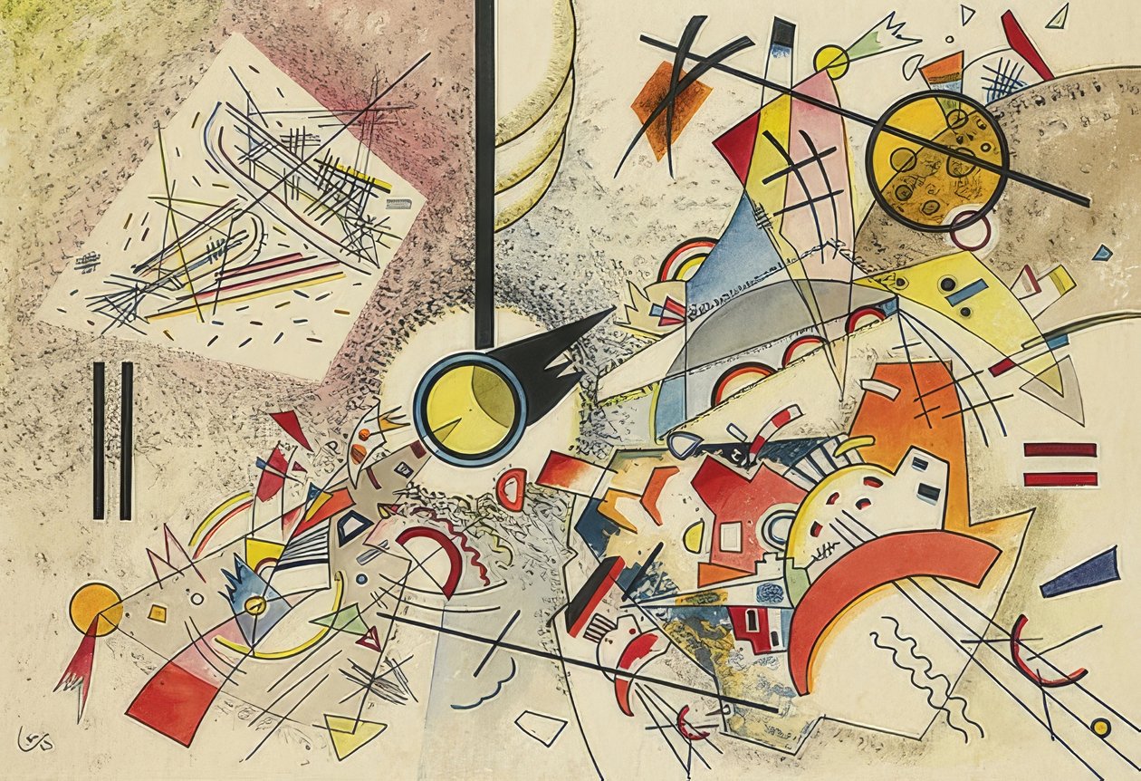 Ofrälse. 1923 av Wassily Kandinsky