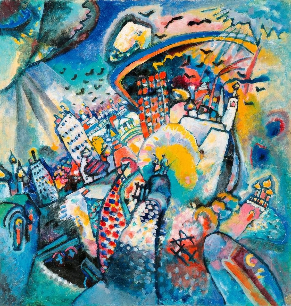Röda torget av Wassily Kandinsky