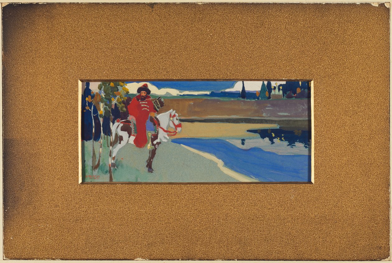 Rysk ryttare av Wassily Kandinsky