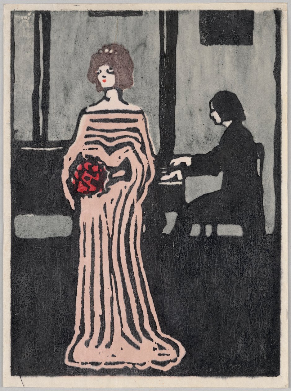 Sängerin av Wassily Kandinsky
