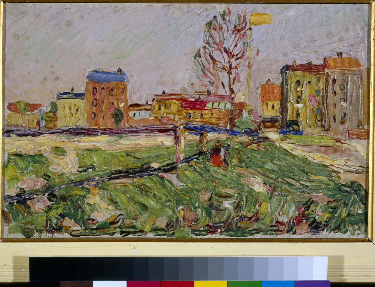 ""Schwabing, München"" Målning av Vassily Kandinsky (eller Wassily Kandinsky eller Kandinskyj av Wassily Kandinsky