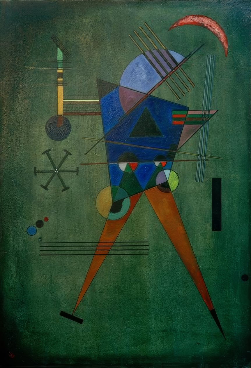 Svart triangel av Wassily Kandinsky