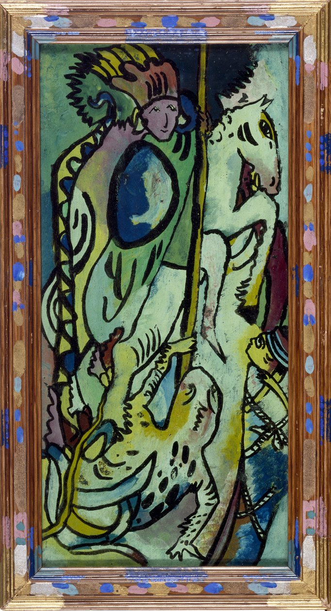 S:t Georg II av Wassily Kandinsky