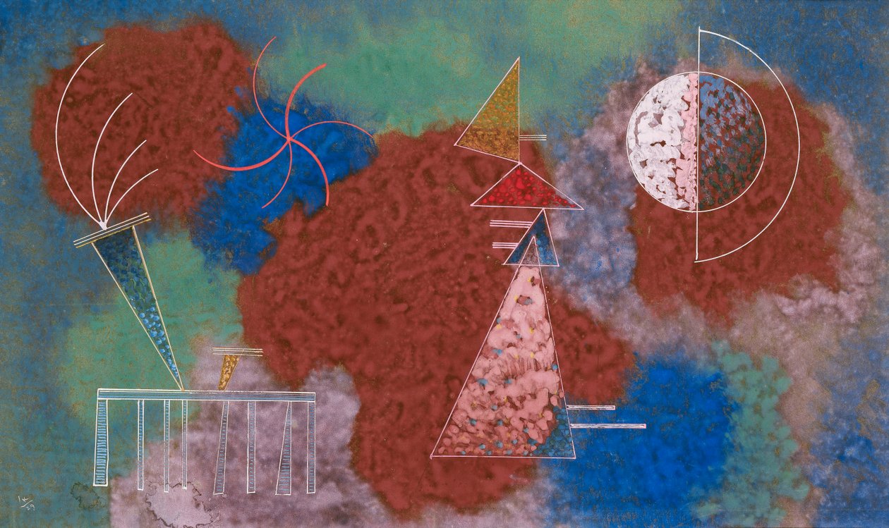 Fläckar på de rika; På rika platser av Wassily Kandinsky