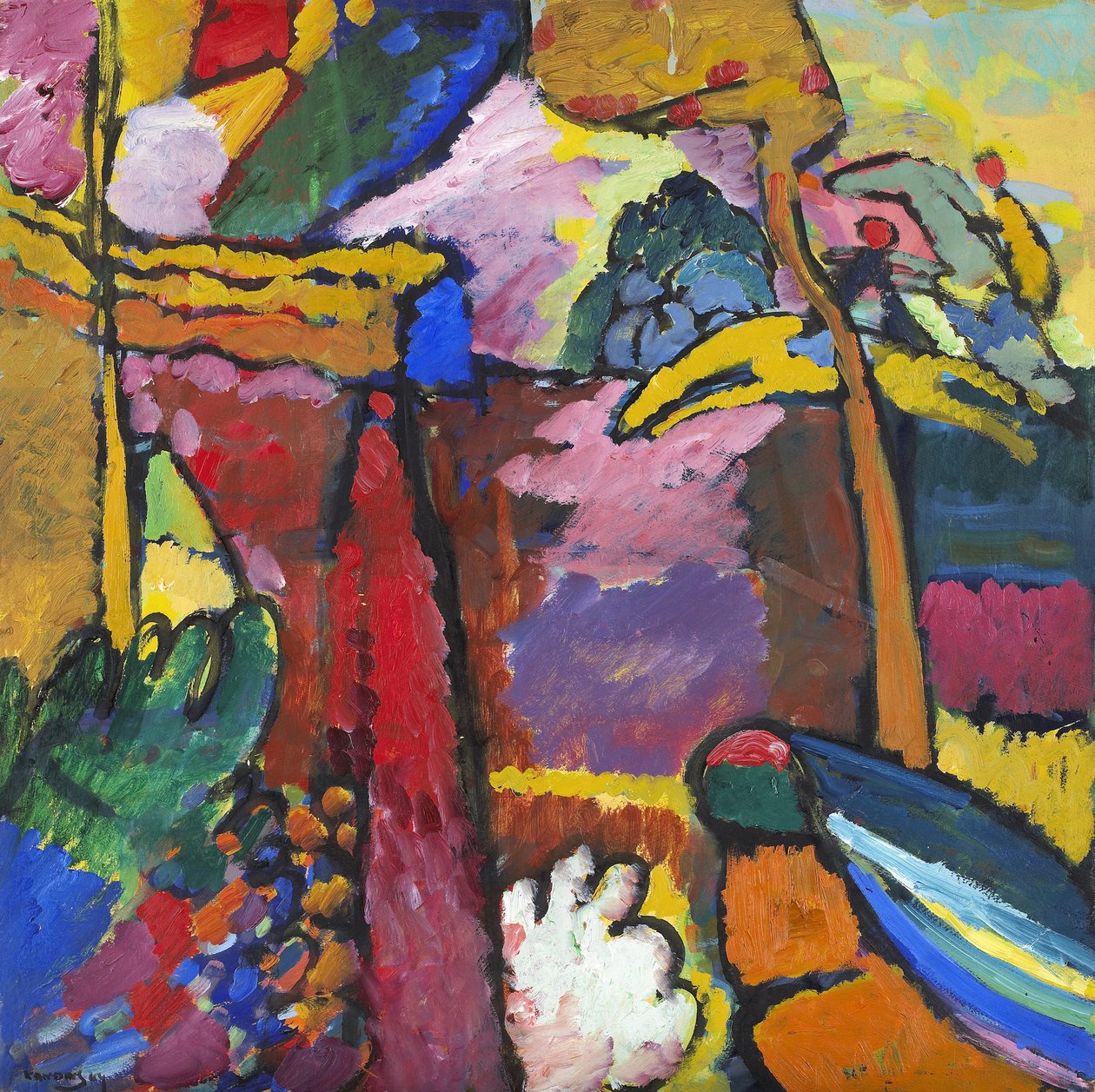Studie för improvisation V, 1910 av Wassily Kandinsky