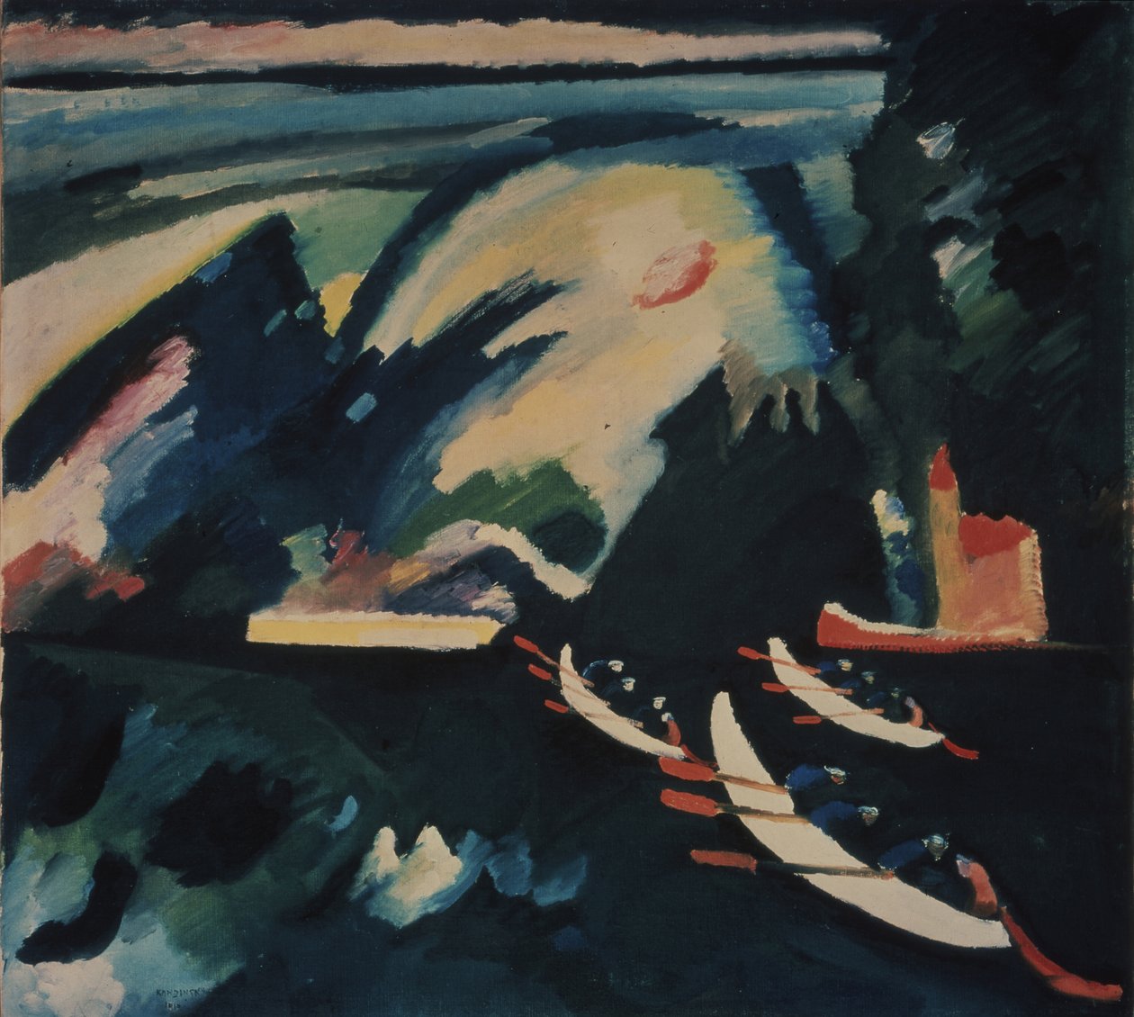 Sjön, 1910 av Wassily Kandinsky