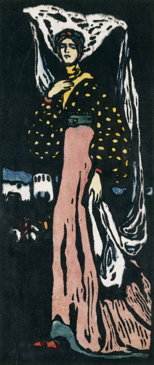 Natten - stor version; Natten - stor version av Wassily Kandinsky