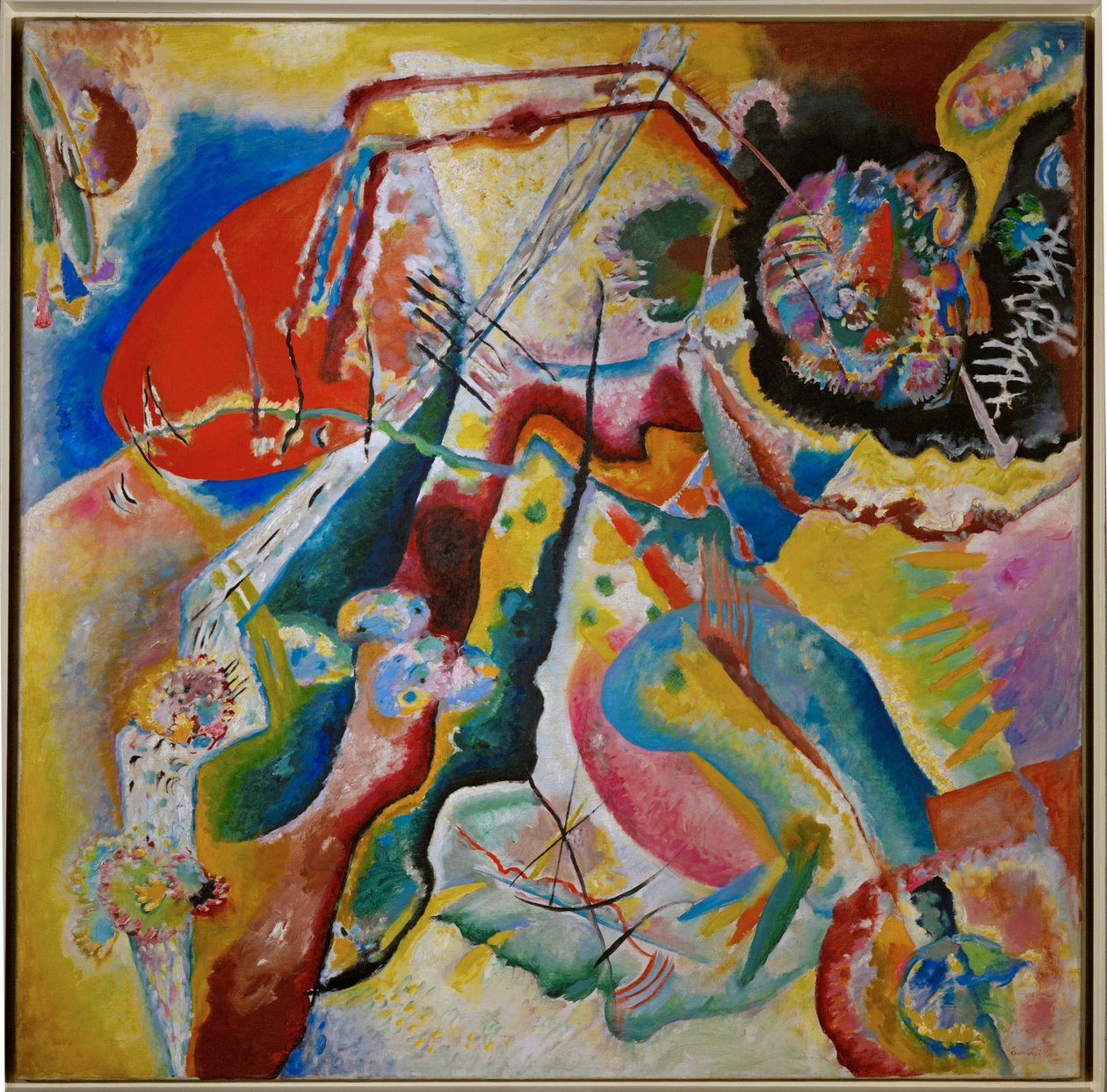 Den röda fläcken av Wassily Kandinsky