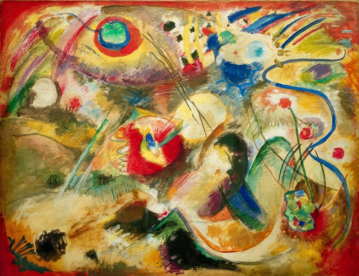 Namnlös bild (Sintflut) av Wassily Kandinsky