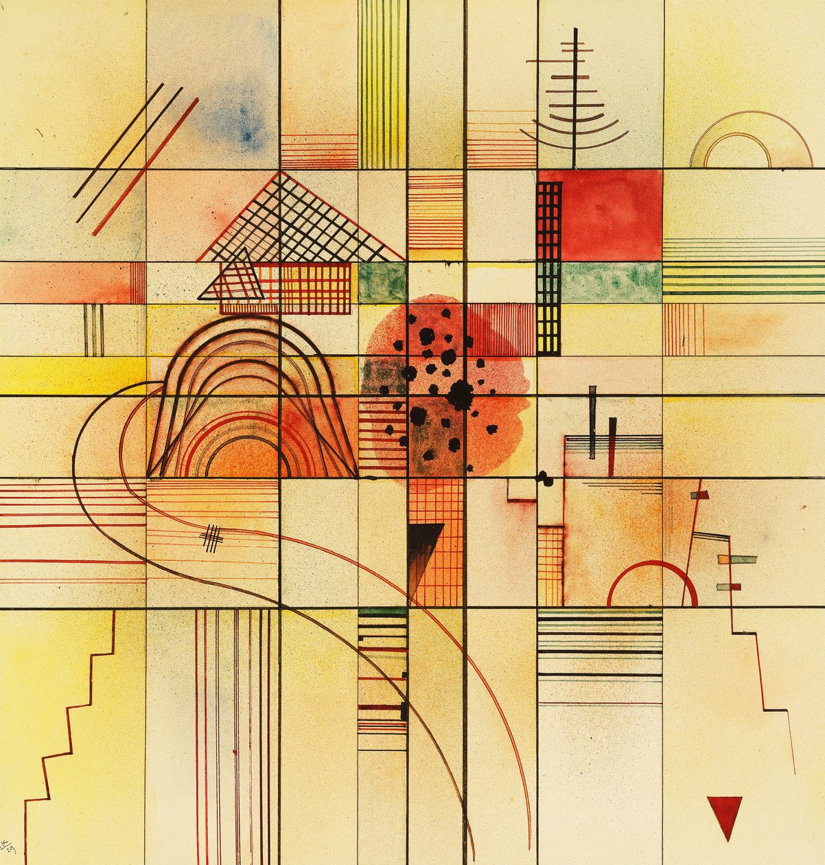 Varierade rektanglar av Wassily Kandinsky