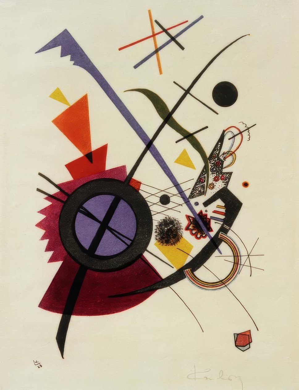 Violett av Wassily Kandinsky