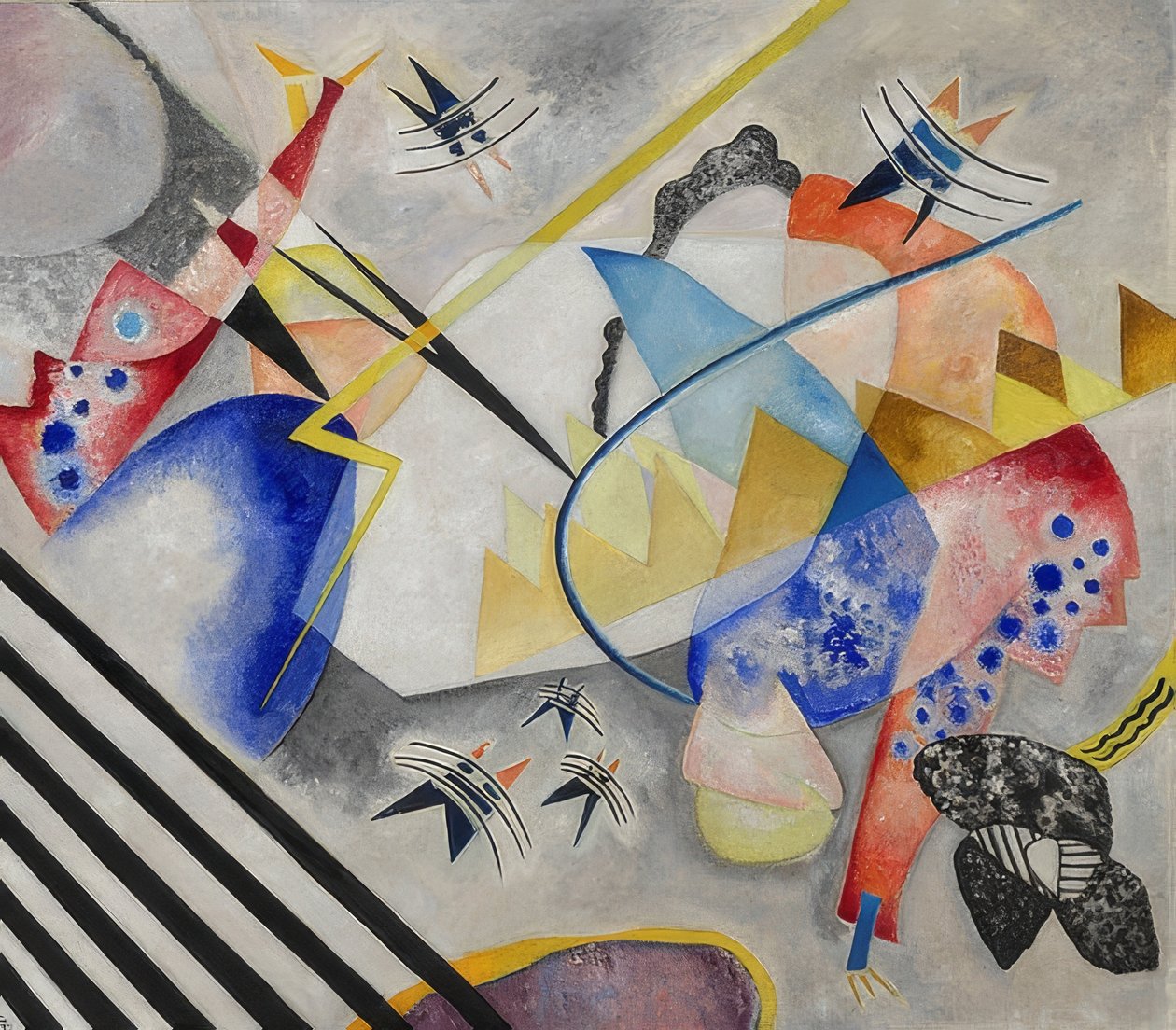 Vit mitt. 1921 av Wassily Kandinsky