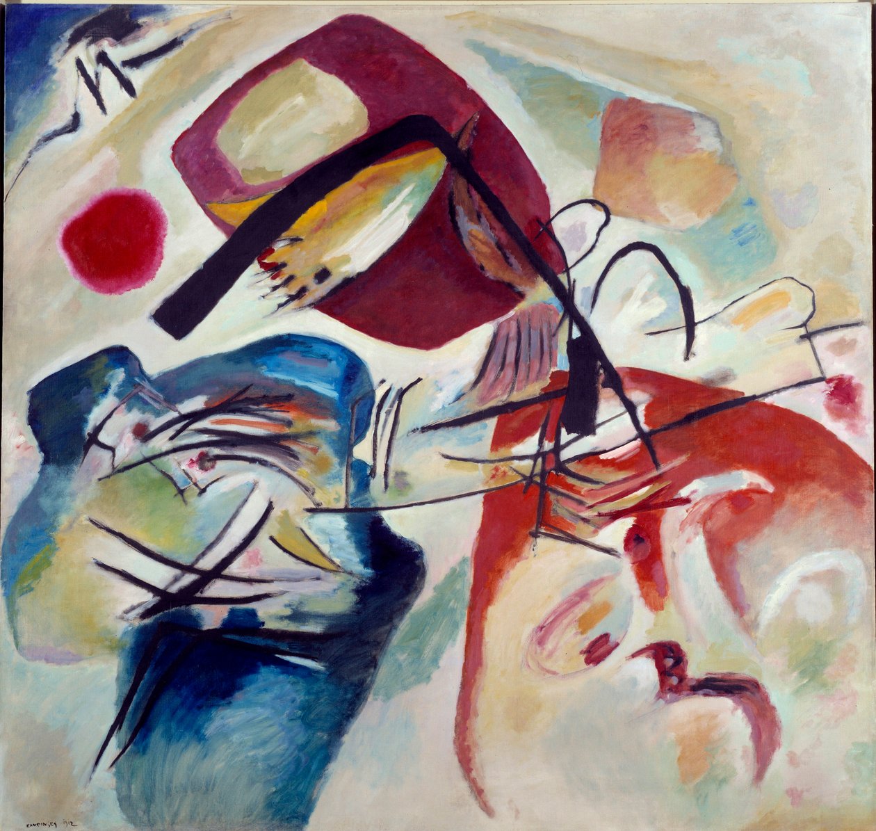 Med den svarta rosetten av Wassily Kandinsky