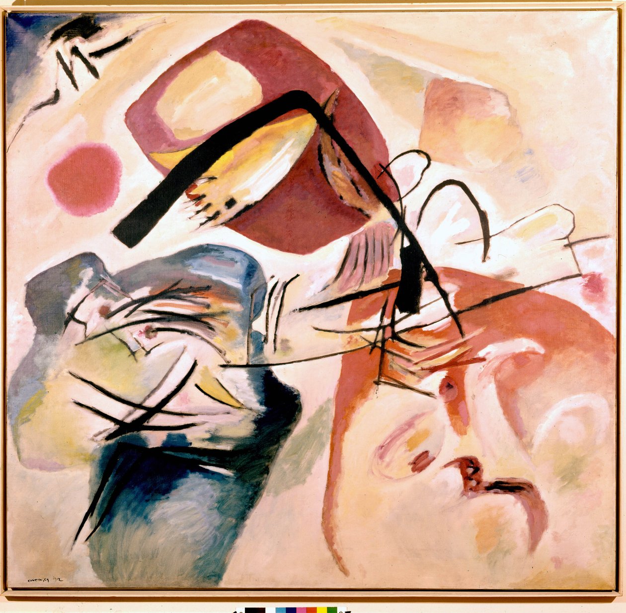 Med den svarta rosetten av Wassily Kandinsky