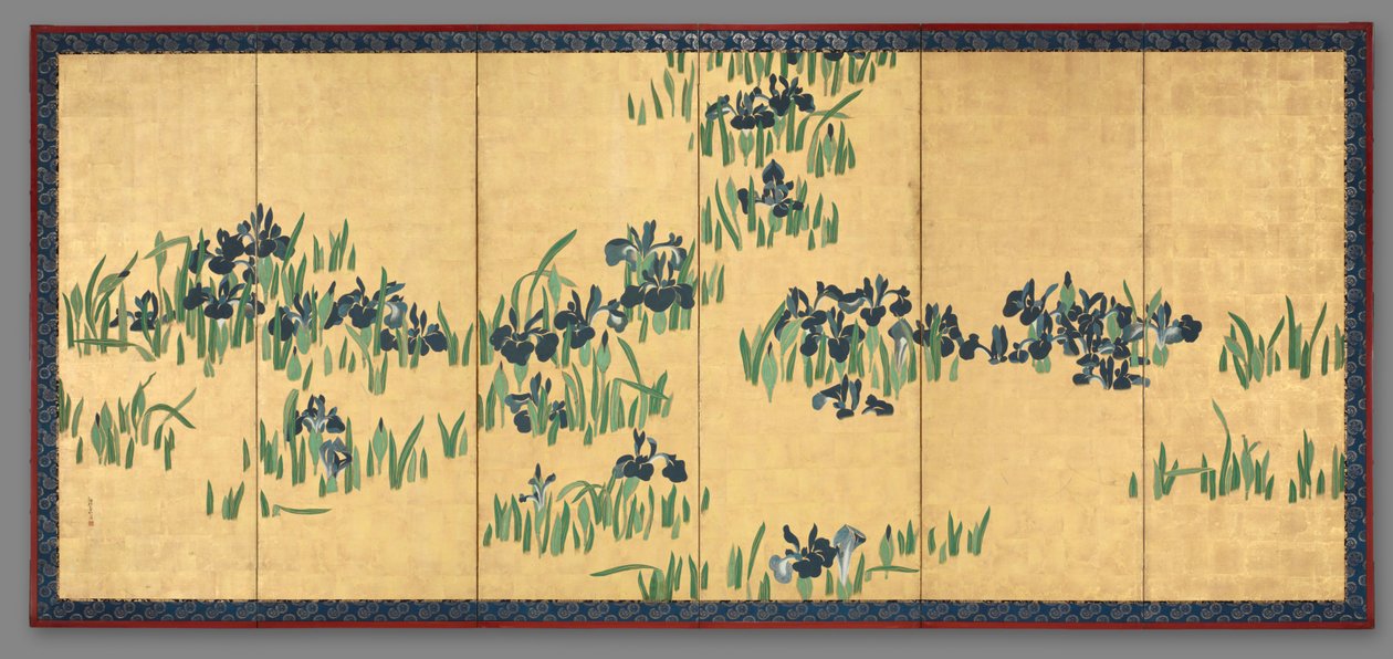 Iris, 1700-tal. av Watanabe Shiko