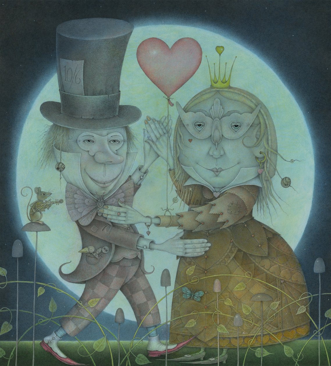 By the Light of the Silvery Moon, 2010 (blandteknik) av Wayne Anderson