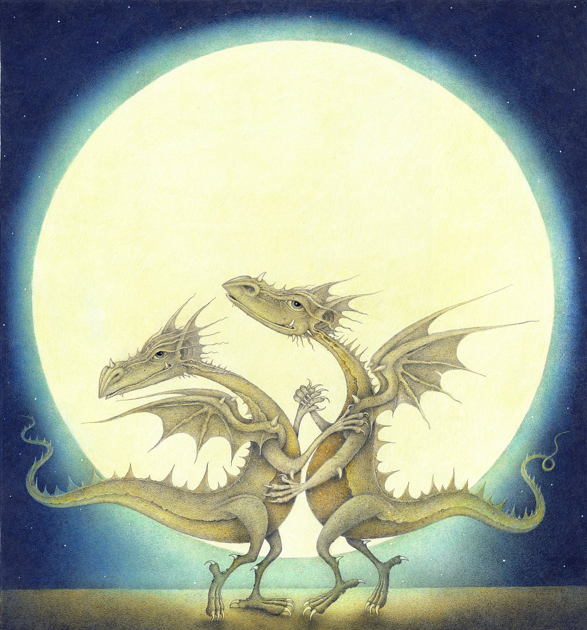 Dancing Dragons, 2009 (blandteknik) av Wayne Anderson