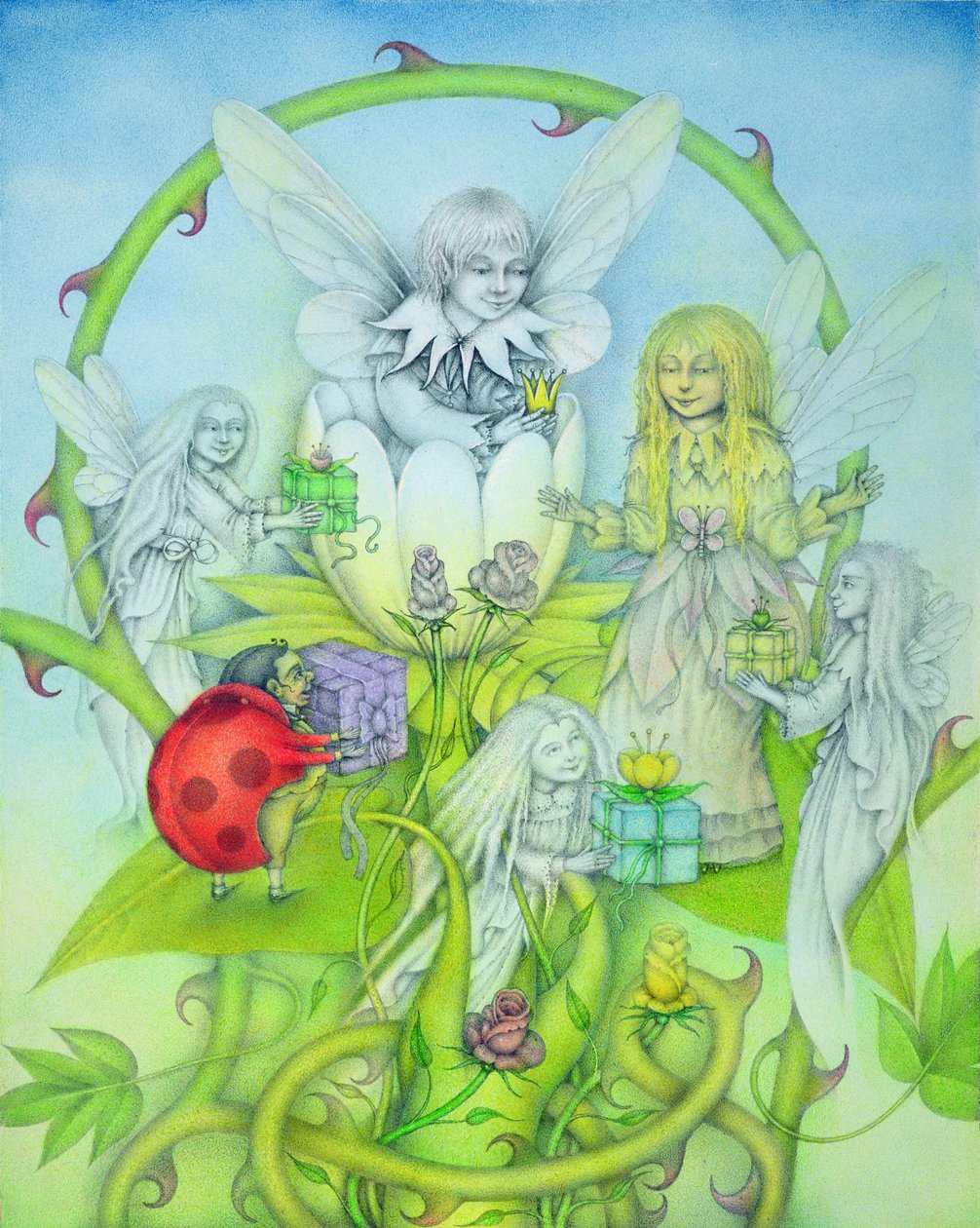 Blomsterandar av Wayne Anderson