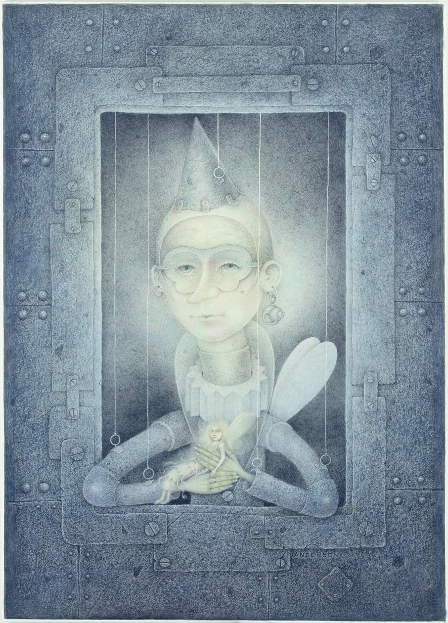 Älvfångaren, 2005 (blandteknik) av Wayne Anderson