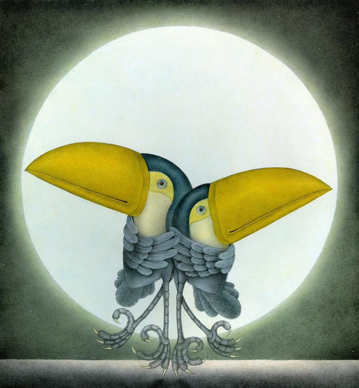 Toucan Can Can, 2010 (blandteknik) av Wayne Anderson