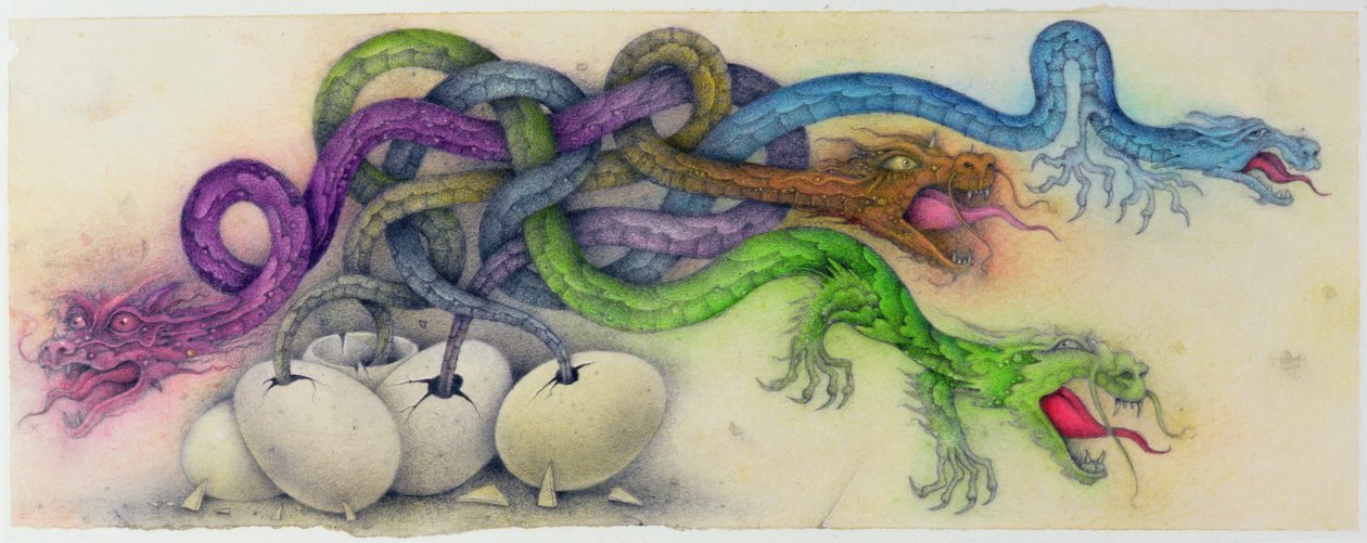 Within Moments of Hatching, 2000 (blandteknik) av Wayne Anderson