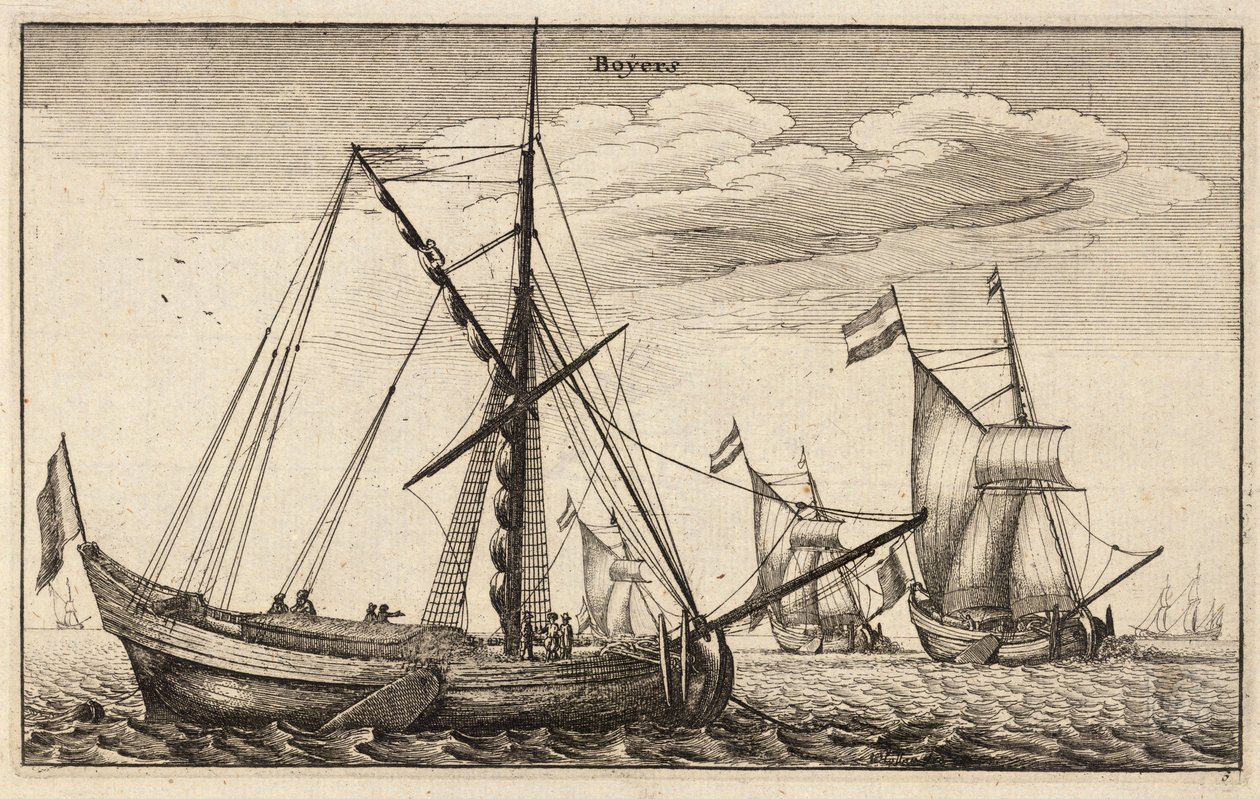 Boiers. State 2 av Wenceslaus Hollar