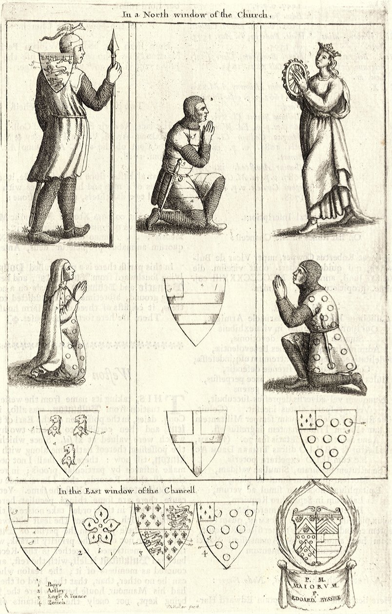Bulkington (stained glass) av Wenceslaus Hollar