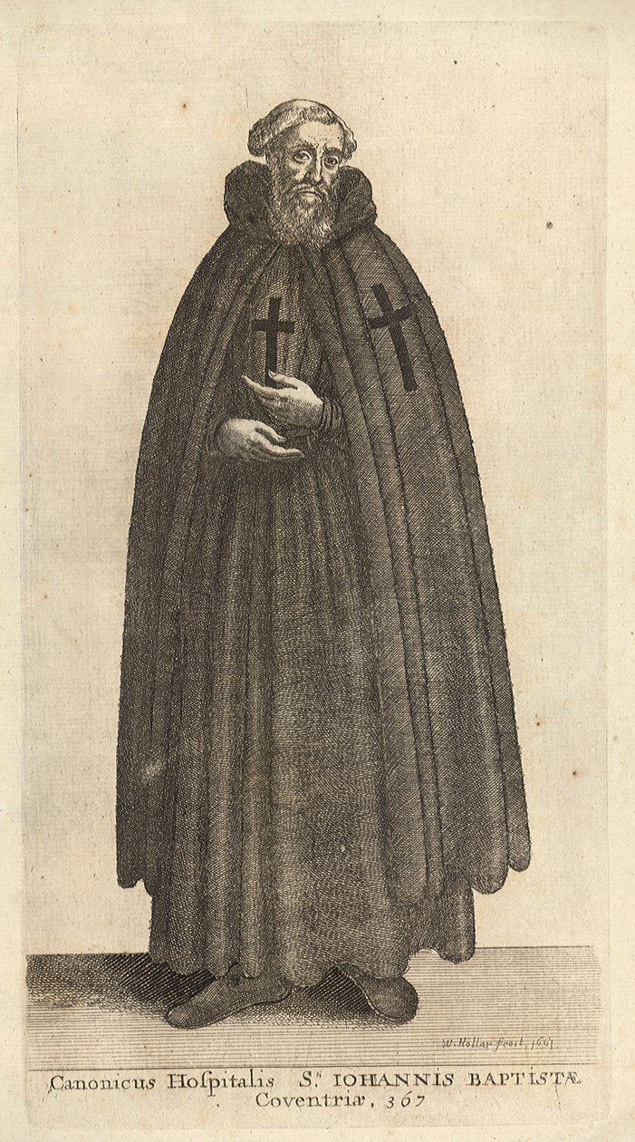 Canonicus Hospitalis Sti. Iohannis Baptistae av Wenceslaus Hollar