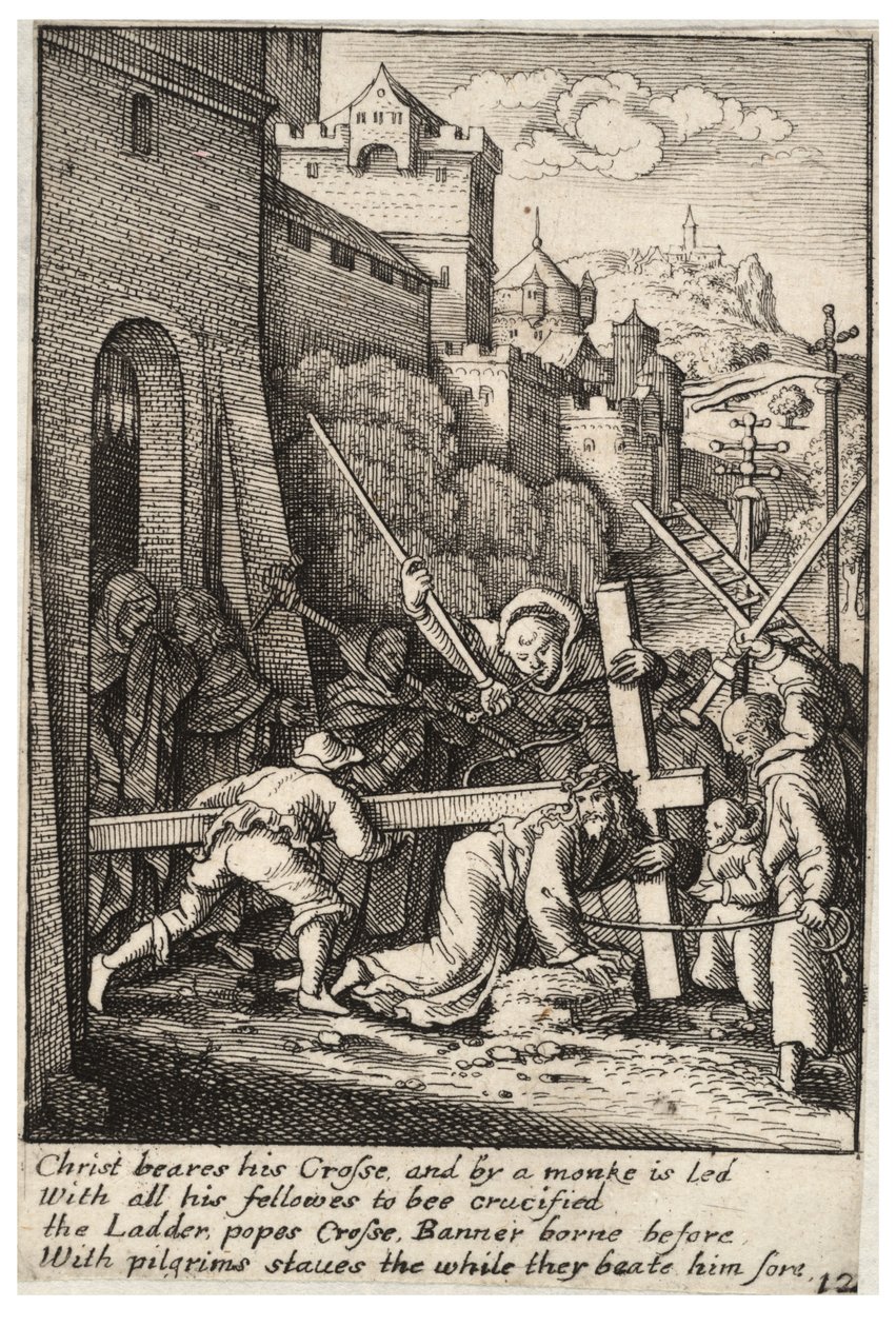 Att bära korset av Wenceslaus Hollar