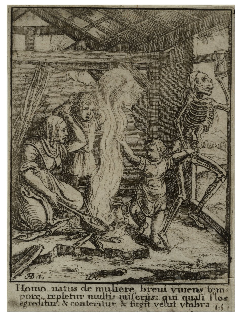 Child. State 2 av Wenceslaus Hollar