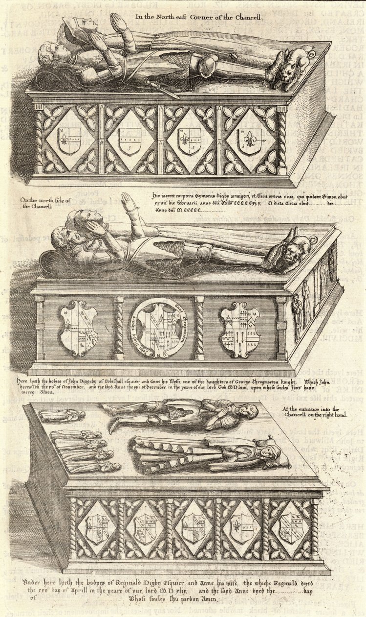 Digby Family (Monument) av Wenceslaus Hollar