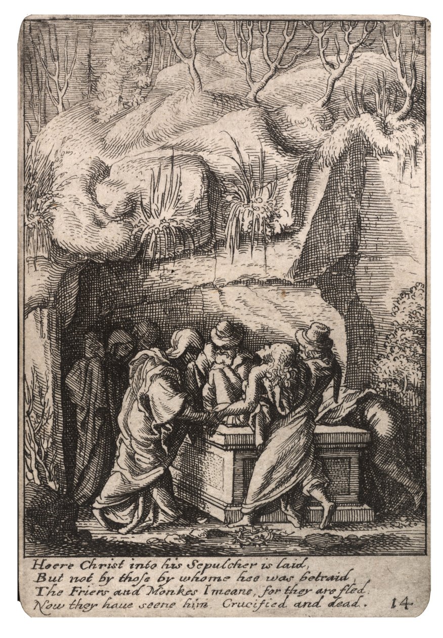 Entombment av Wenceslaus Hollar