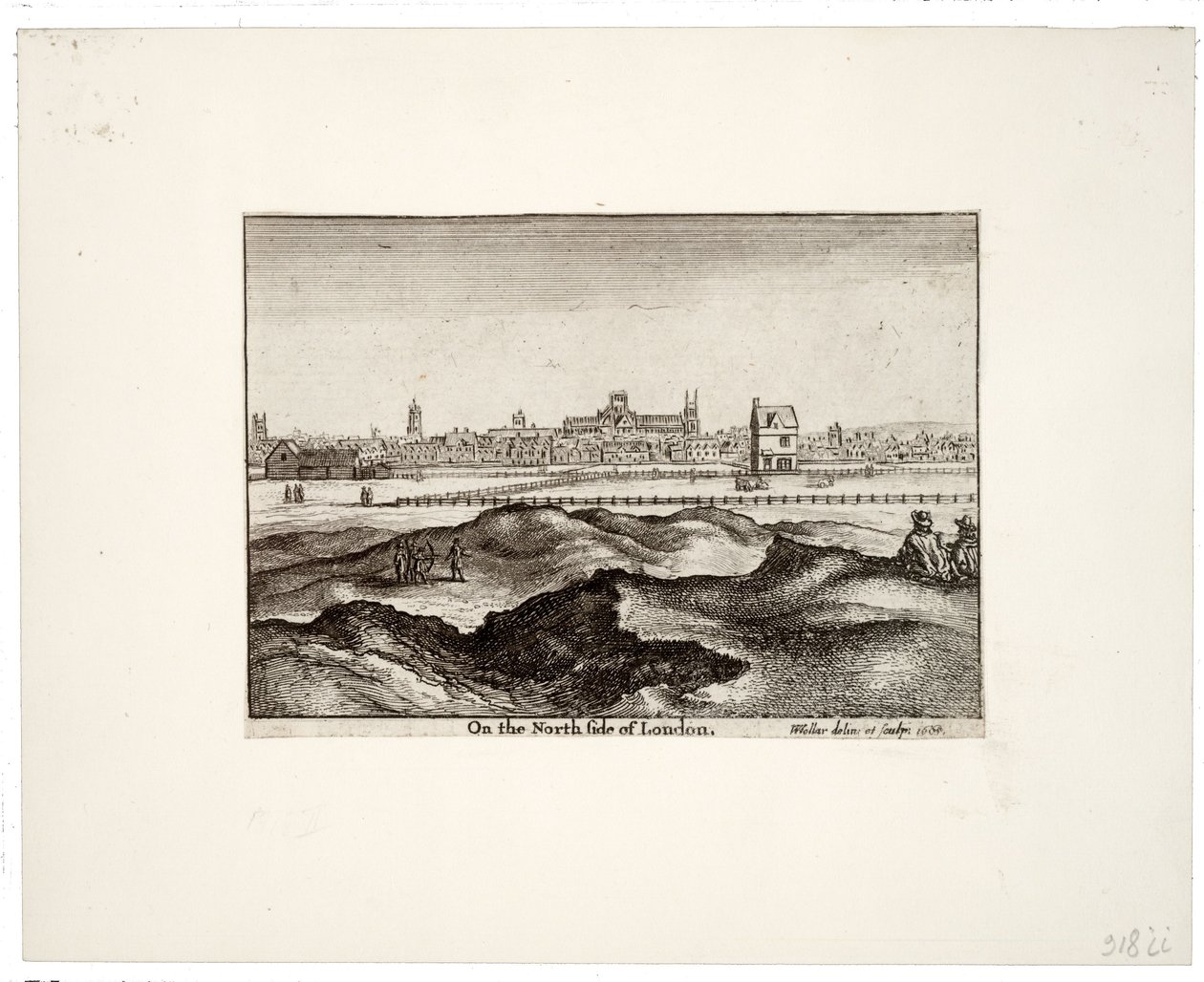 På norra sidan av London av Wenceslaus Hollar