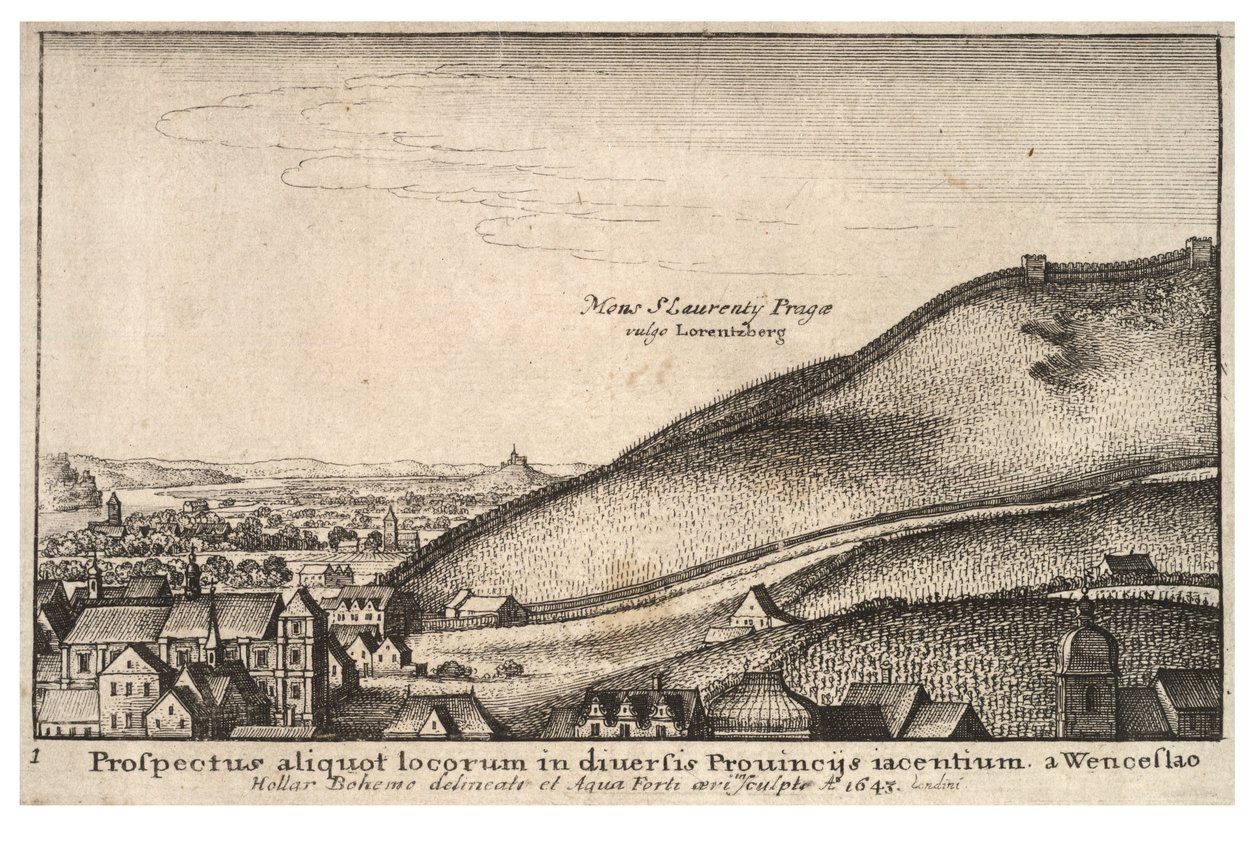 Prag. Stat 1 av Wenceslaus Hollar