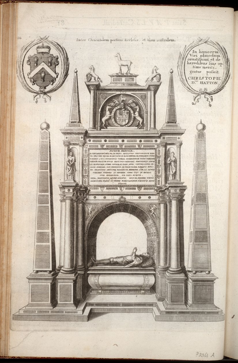 Sir Christopher Hatten av Wenceslaus Hollar
