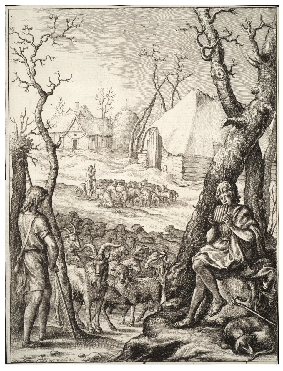 Uppfödning av djur av Wenceslaus Hollar