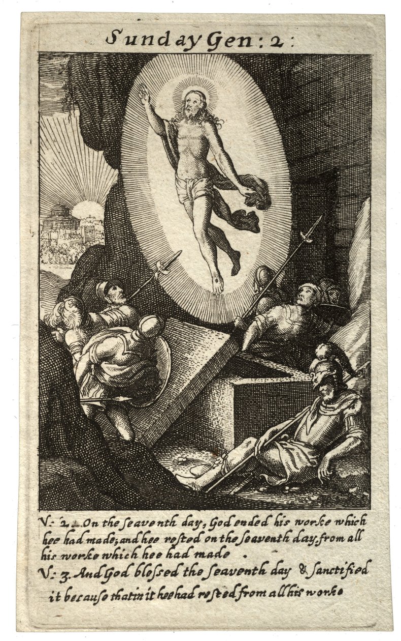 Sunday. State 1 av Wenceslaus Hollar