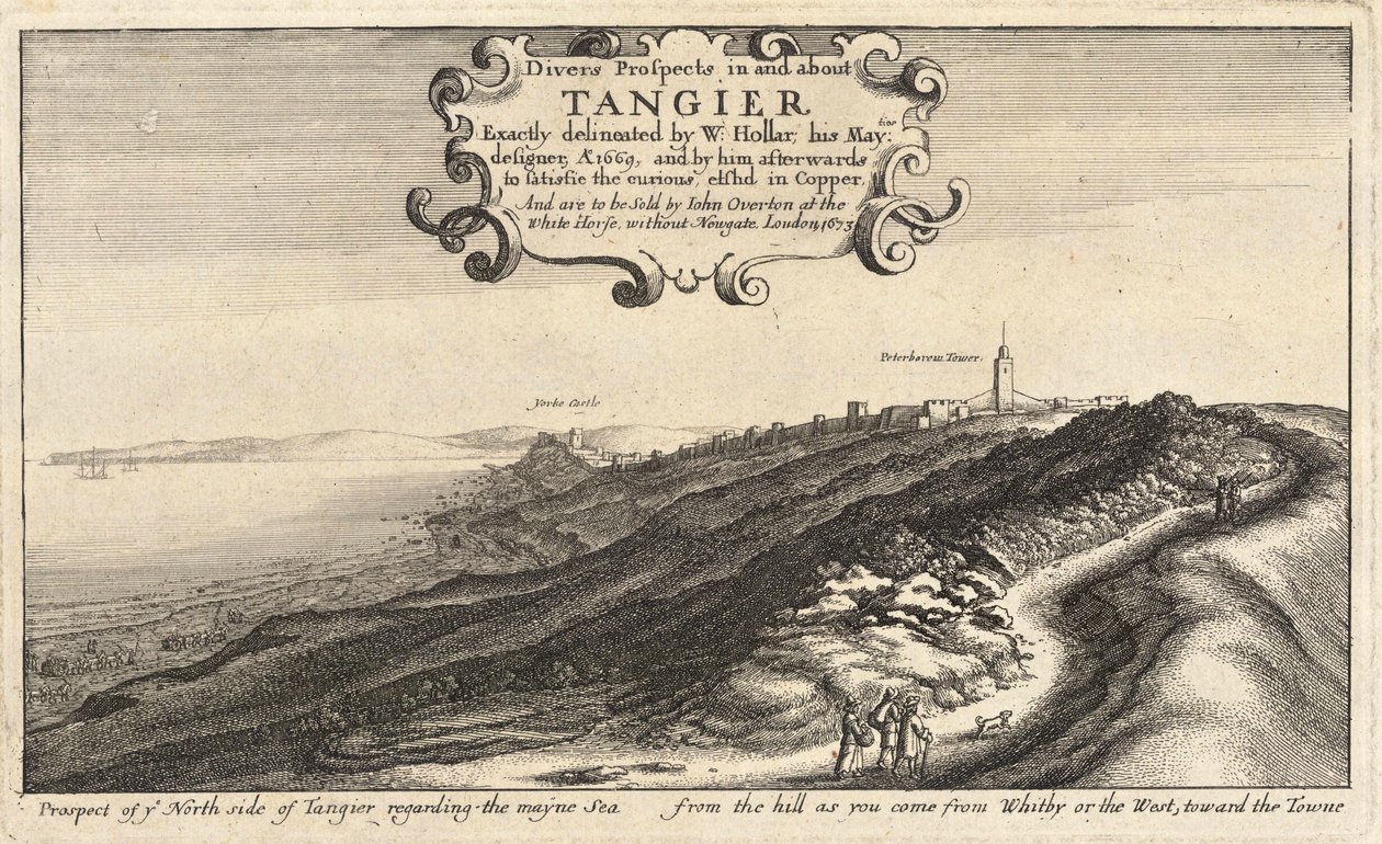 Tanger. Serietitel .. Stat 1 av Wenceslaus Hollar