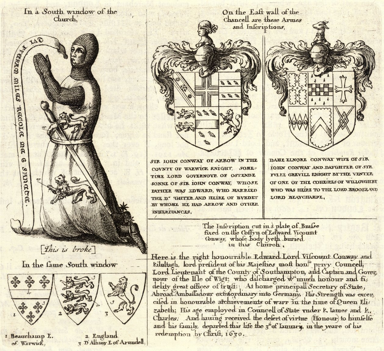 Pil (målat glas). Tillstånd 2 av Wenceslaus Hollar