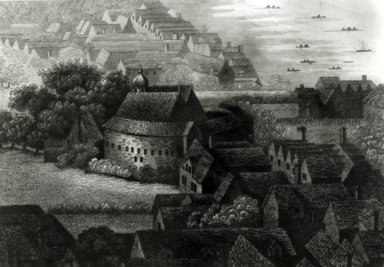 Björnträdgård, 1647 av Wenceslaus Hollar