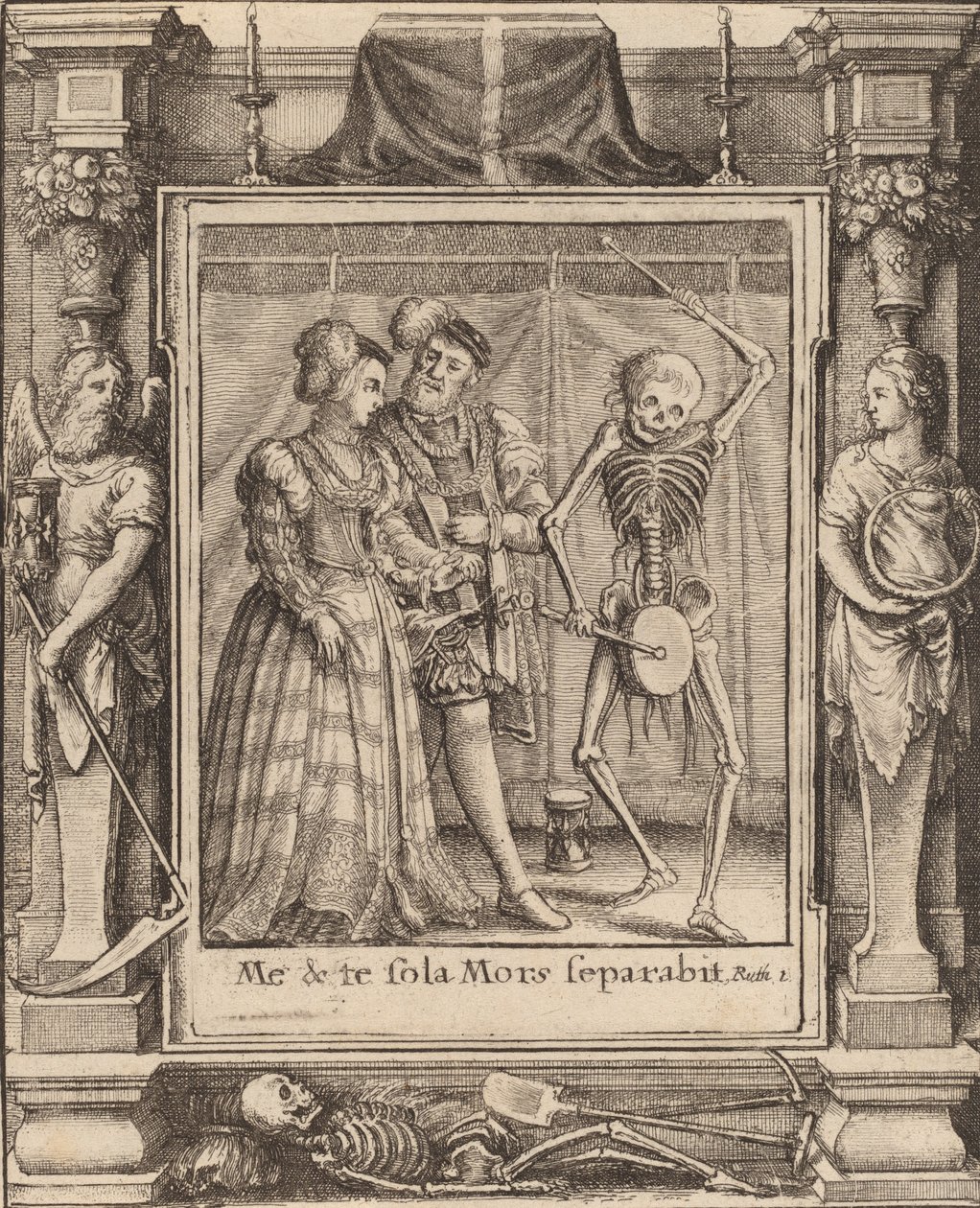 Brudpar, 1651. av Wenceslaus Hollar